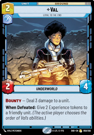 Val, Loyal To The End