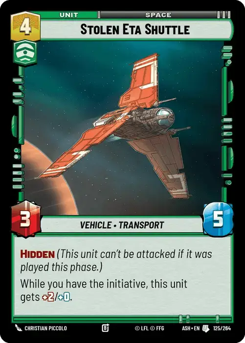 Stolen Eta Shuttle