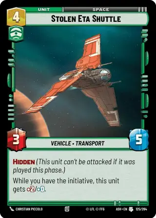 Stolen Eta Shuttle