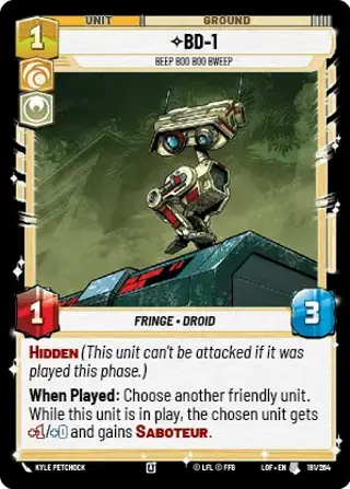 BD-1, Beep Boo Boo Bweep