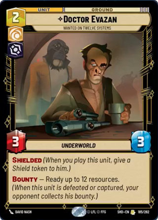 Doctor Evazan, Wanted On Twelve Systems