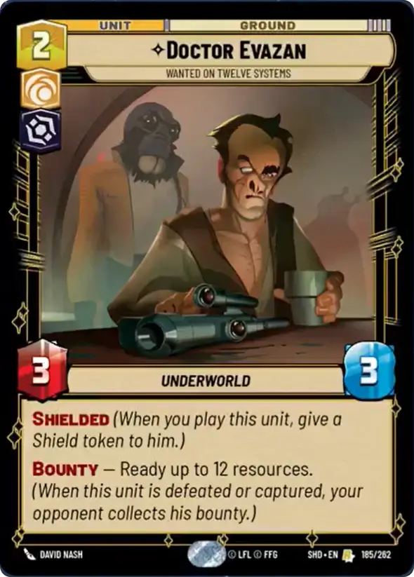 Doctor Evazan, Wanted on Twelve Systems