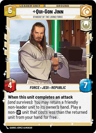 Qui-Gon Jinn, Student of the Living Force