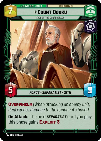 Count Dooku, Face of the Confederacy