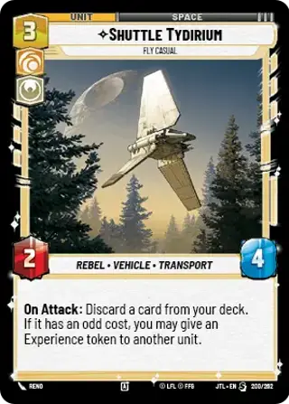 Shuttle Tydirium, Fly Casual