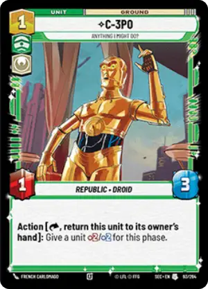 C-3PO, Anything I might do?