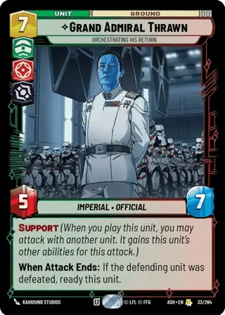 Grand Admiral Thrawn, Orchestrating His Return
