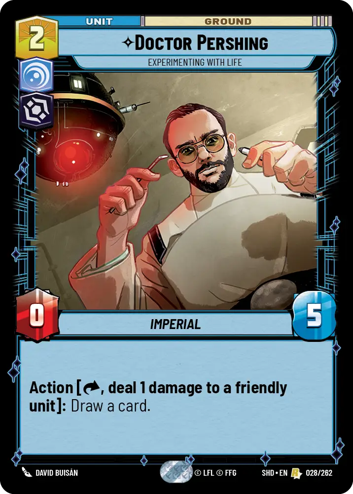 Doctor Pershing, Experimenting with Life