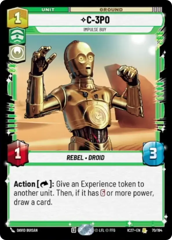 C-3Po, Impulse Buy