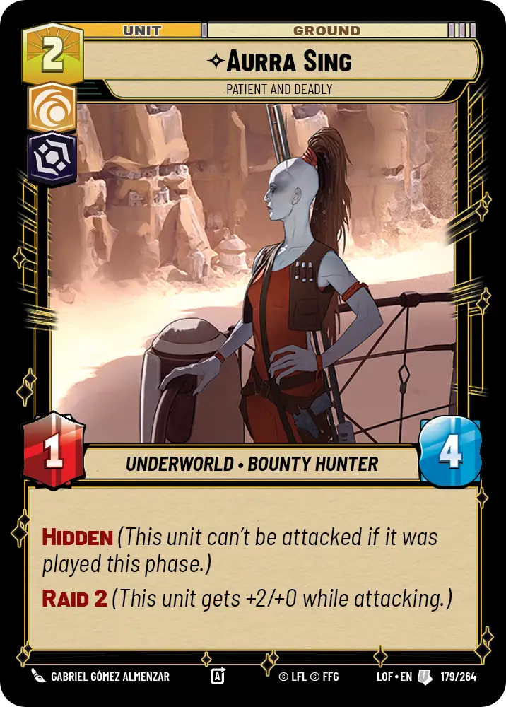 Aurra Sing, Patient and Deadly