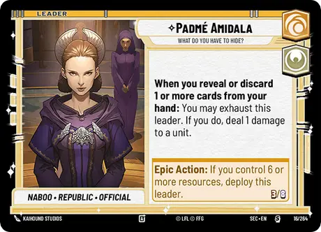 Padmé Amidala, What do you have to hide
