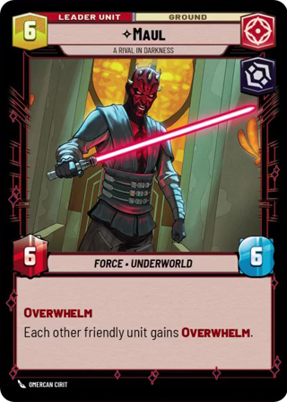 Maul, A Rival In Darkness Unit