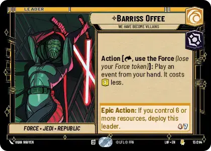 Barriss Offee, We have become villains
