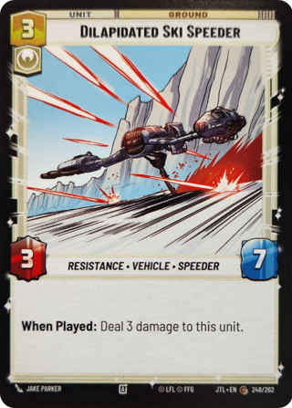 Dilapidated Ski Speeder