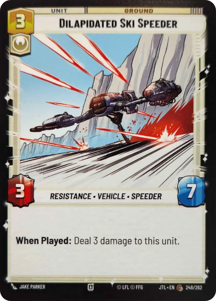 Dilapidated Ski Speeder