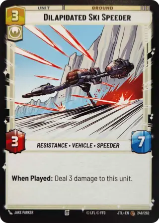 Dilapidated Ski Speeder