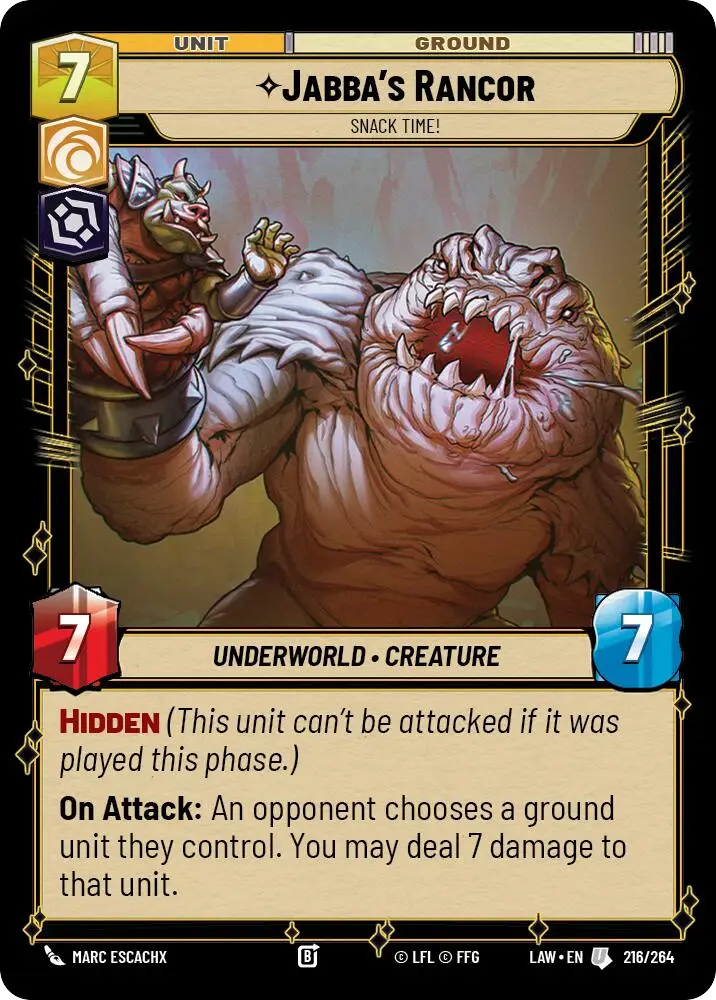 Jabba's Rancor, Snack Time!