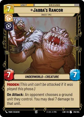 Jabba's Rancor, Snack Time!