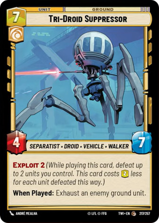 Tri Droid Suppressor
