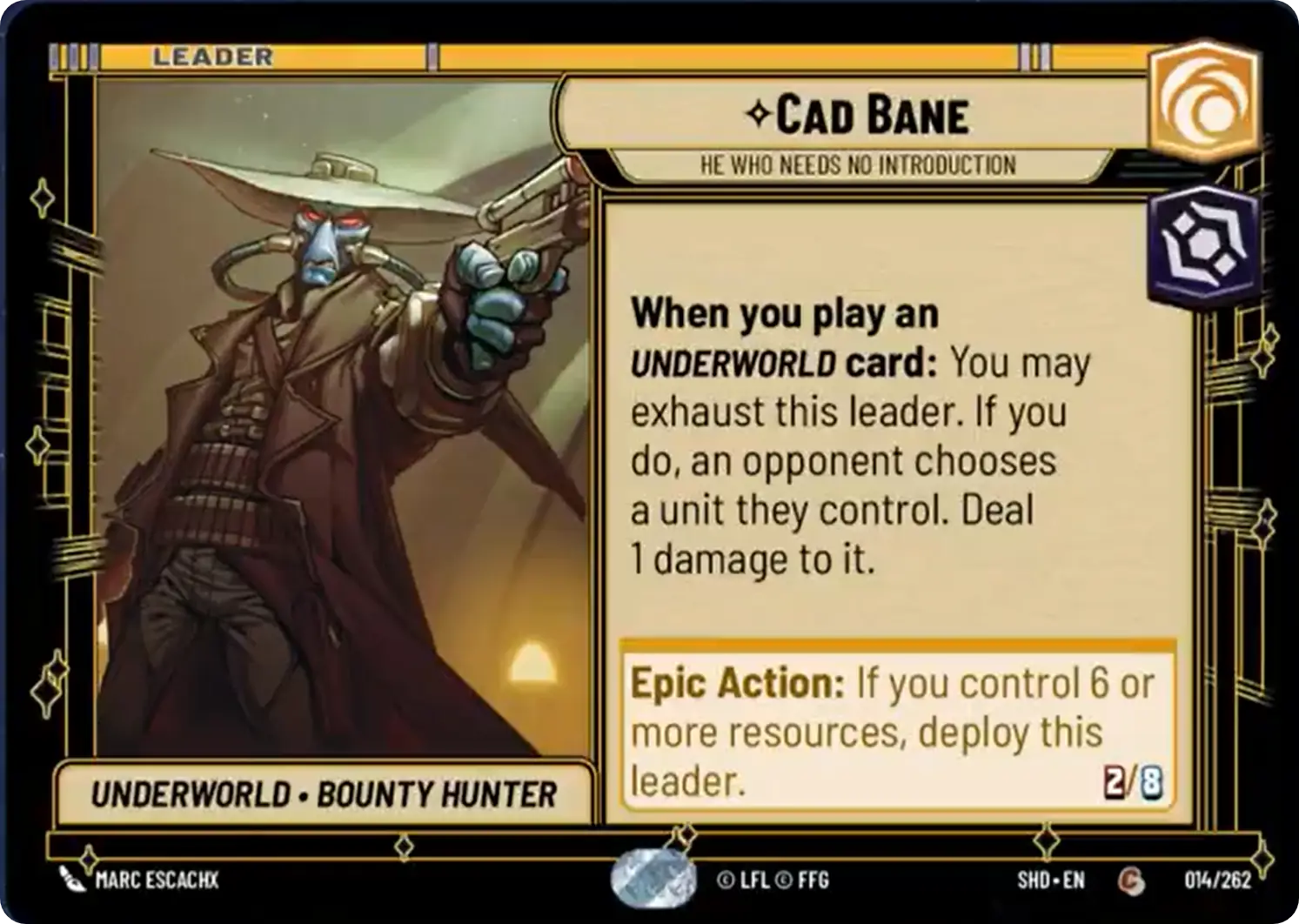 Cad Bane, He who needs no introduction