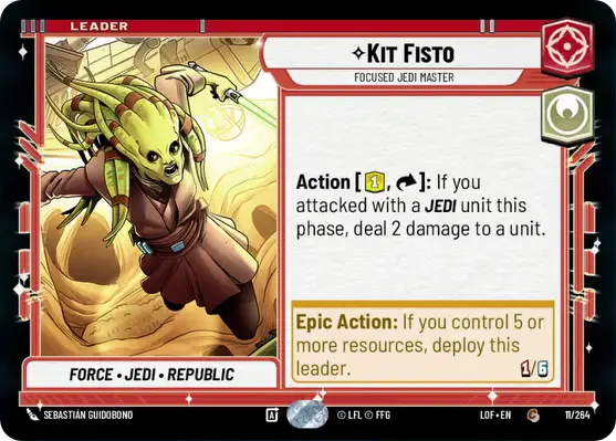 Kit Fisto, Focused Jedi Master