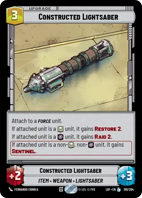 Constructed Lightsaber