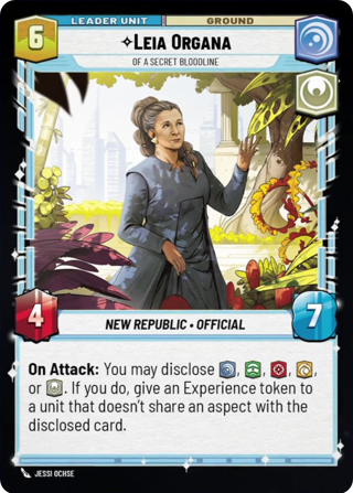 Leia Organa, Of A Secret Bloodline Unit
