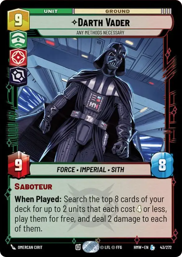 Darth Vader, Any Methods Necessary