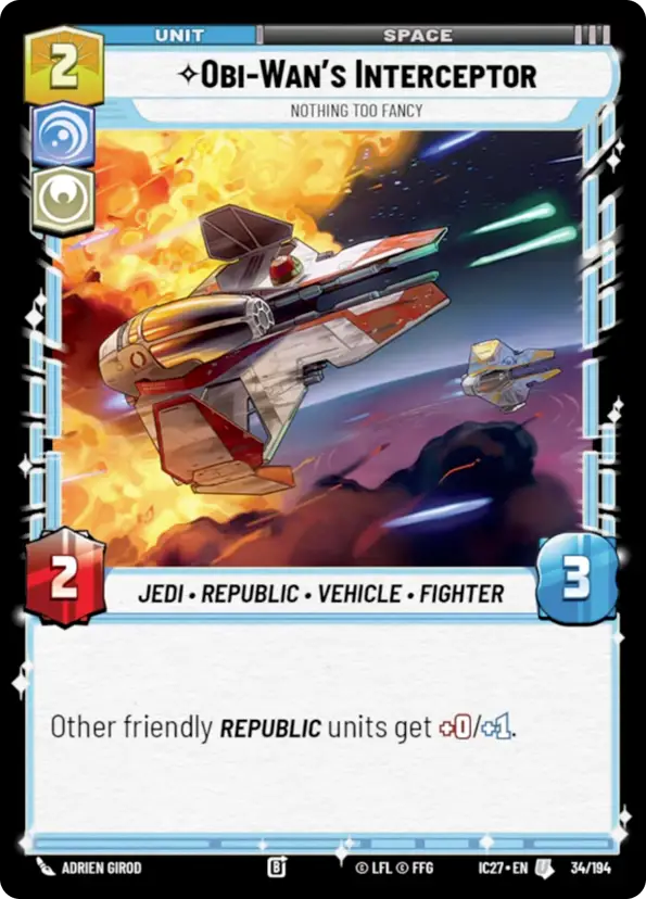 Obi-Wan's Interceptor, Nothing Too Fancy