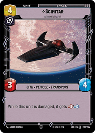 Scimitar, Sith Infiltrator