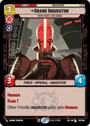 Grand Inquisitor, You're right to be afraid