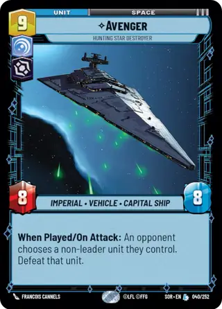 Avenger, Hunting Star Destroyer