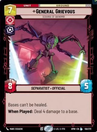General Grievous, Scourge Of Dathomir