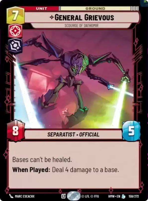 General Grievous, Scourge Of Dathomir