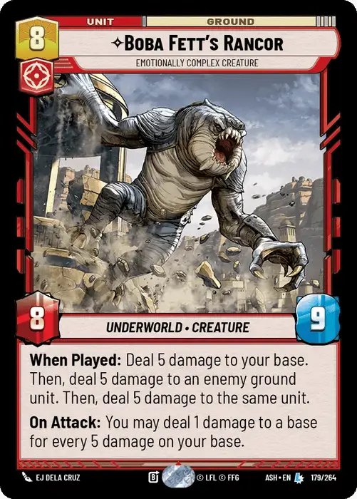 Boba Fett's Rancor, Emotionally Complex Creature