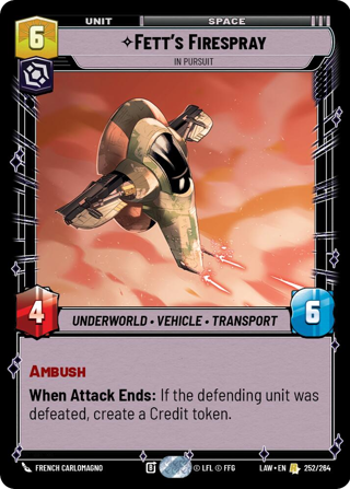 Fett's Firespray, In Pursuit