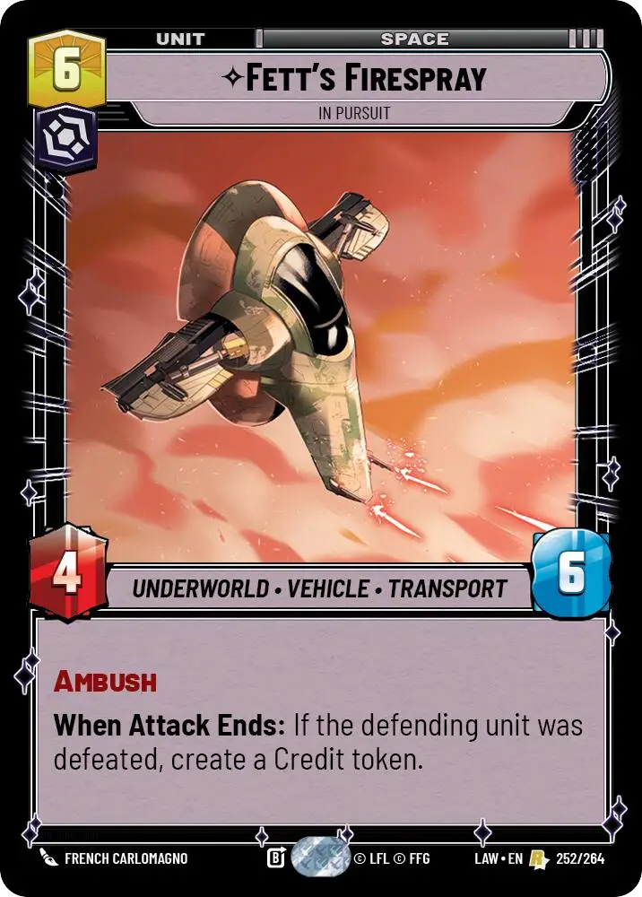 Fett's Firespray, In Pursuit