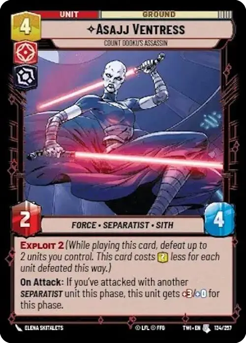 Asajj Ventress, Count Dooku's Assassin