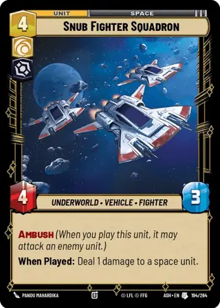 Snub Fighter Squadron