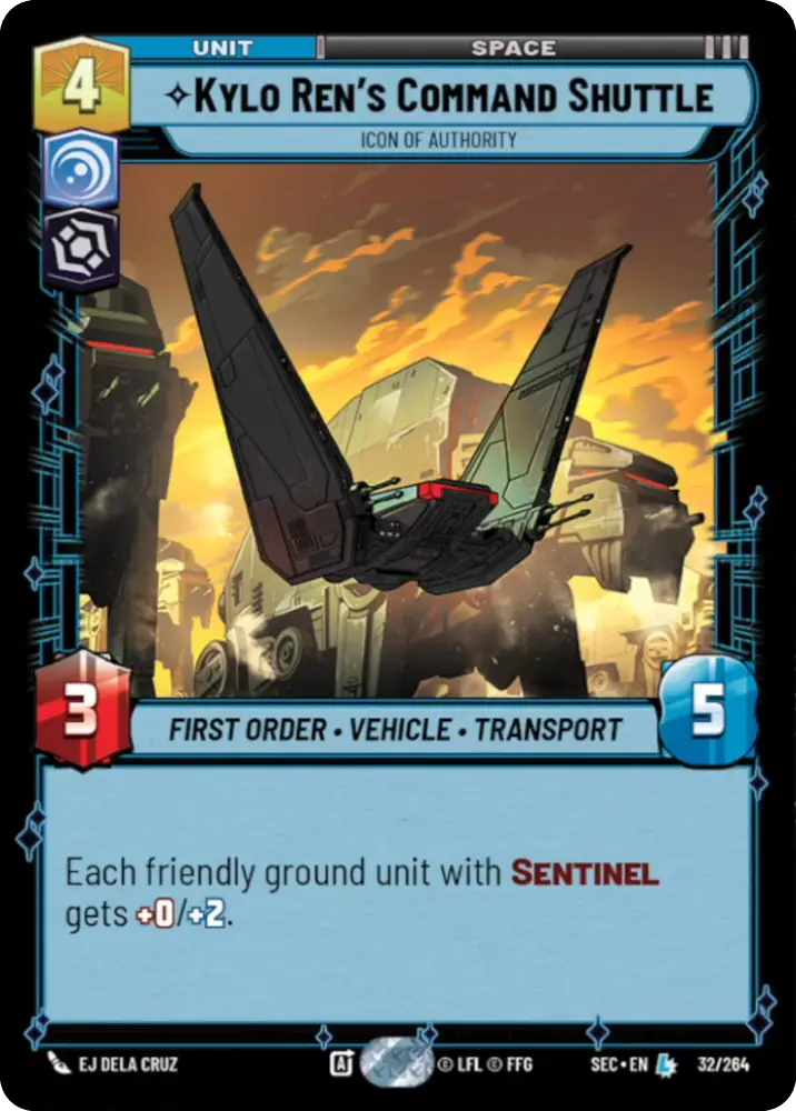 Kylo Ren's Command Shuttle, Icon Of Authority