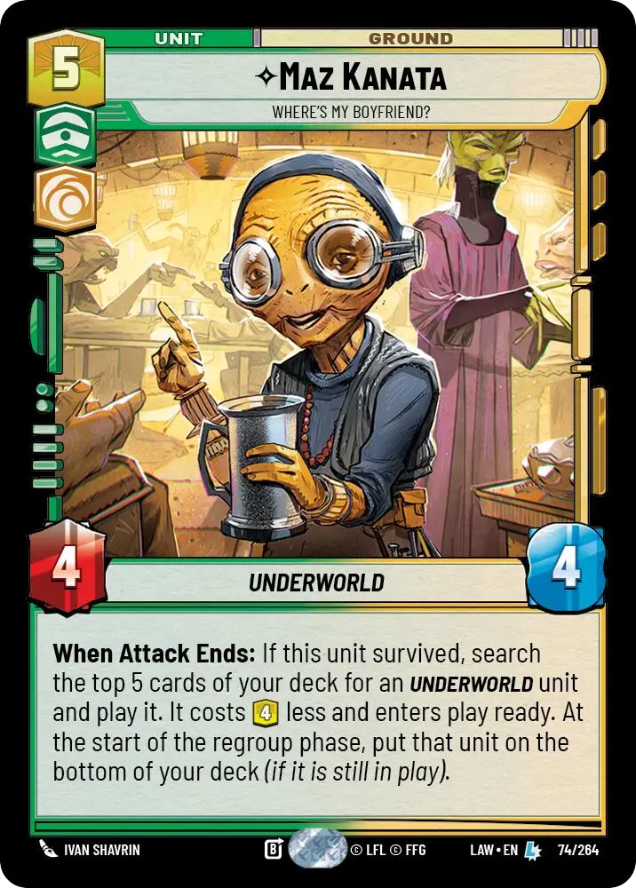 Maz Kanata, Where's My Boyfriend?