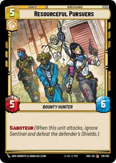Resourceful Pursuers