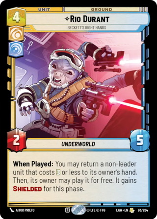 Rio Durant, Beckett's Right Hands