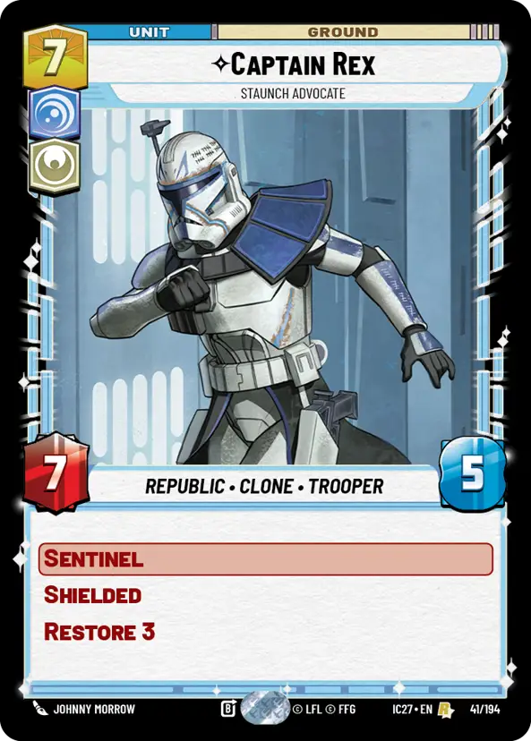 Captain Rex, Staunch Advocate