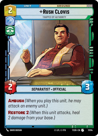 Rush Clovis, Trapped By Authority