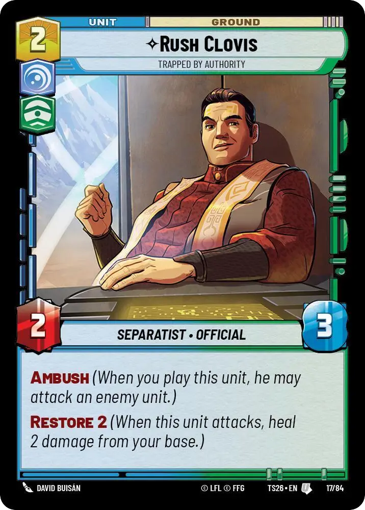 Rush Clovis, Trapped By Authority