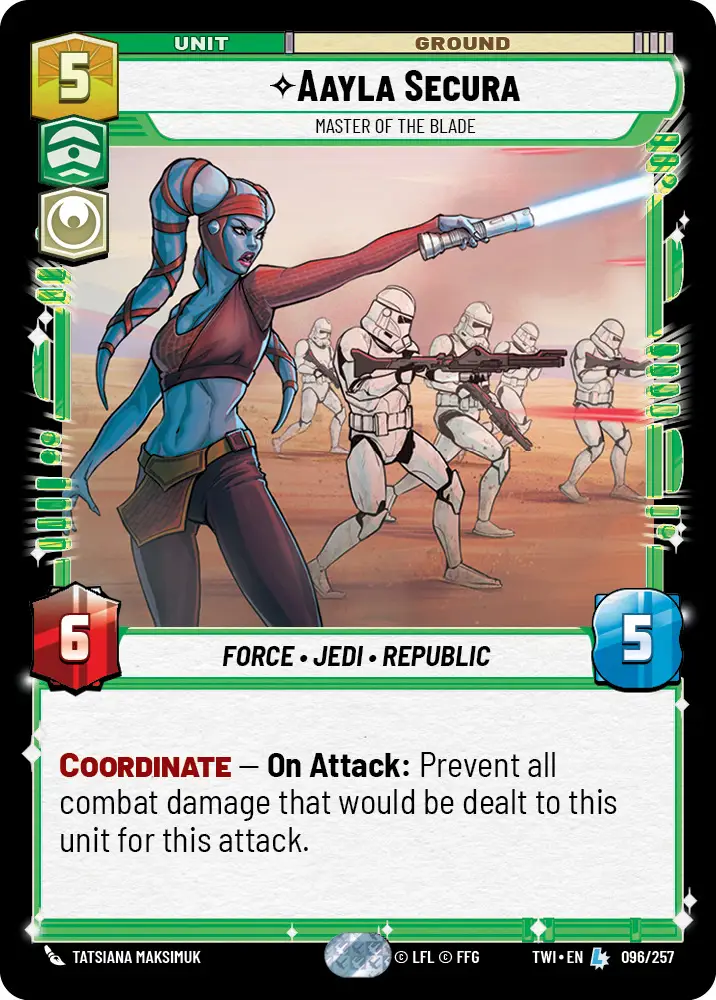 Aayla Secura, Master of the Blade