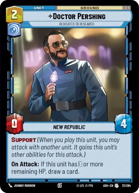 Doctor Pershing, Dedicated To Research