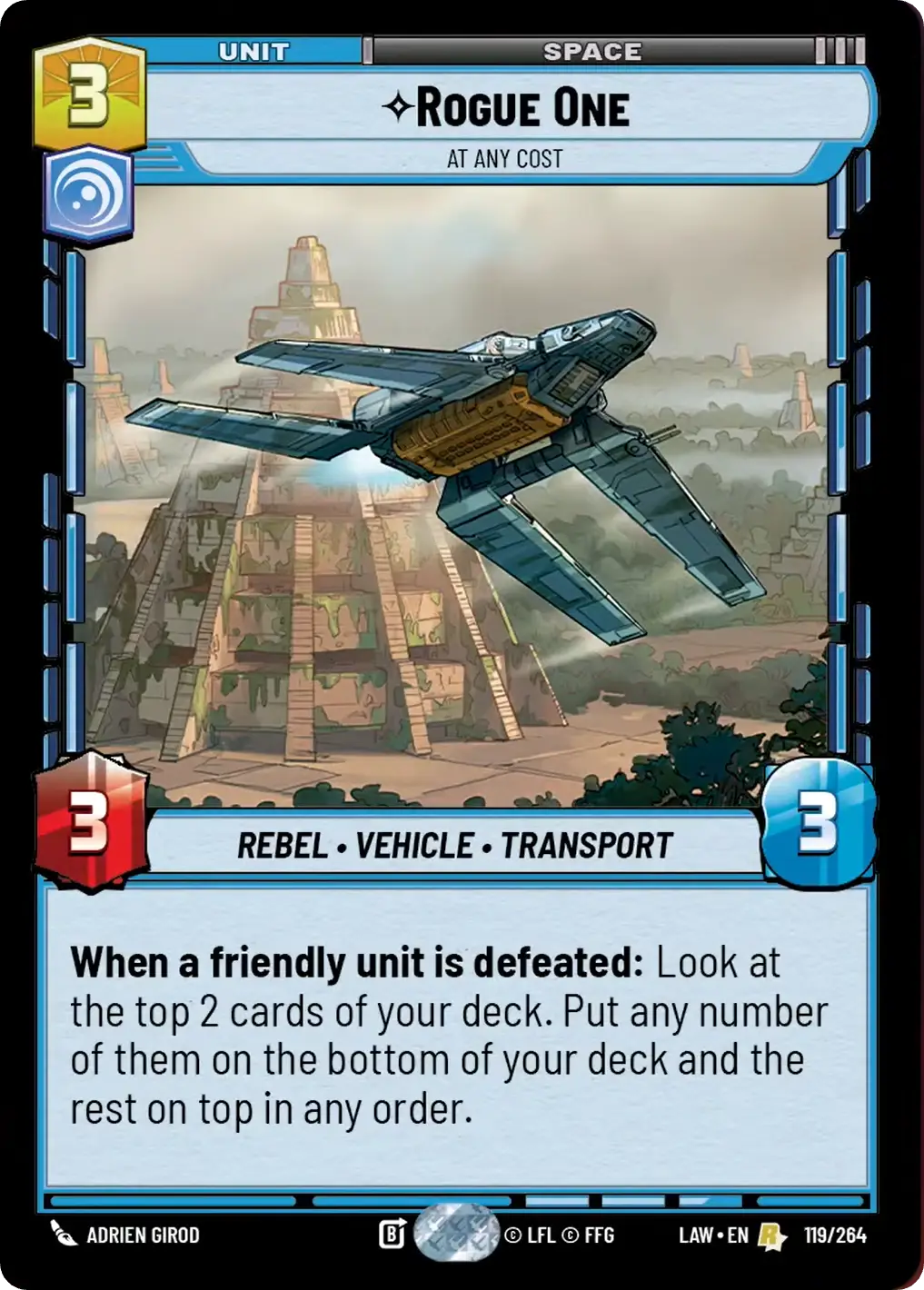 Rogue One, At Any Cost