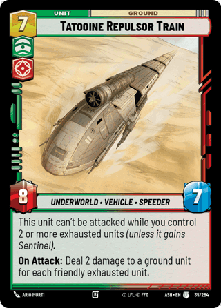 Tatooine Repulsor Train